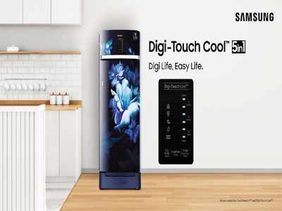 Samsung Digi Touch Cool 5in1 फ्रिज लॉन्च, बिना दरवाजा खोले टेंपरेचर कर सकेंगे कंट्रोल