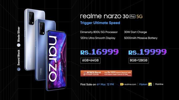 Realme Narzo 30 Pro 5G Price And Specifications