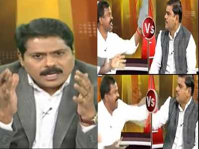 ABN Debate: లైవ్ డిబేట్‌లో బీజేపీ నేత‌ని చెప్పుతో కొట్టిన దళితనేత.. విచారం వ్యక్తం చేస్తూ జర్నలిస్ట్ వెంటకృష్ణ షాకింగ్ నిర్ణయం