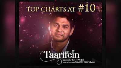 अंकित तिवारी यांचे गाणे ‘तारीफें बिलबोर्ड ट्रेलर ग्लोबल चार्टवर टॉप 10 मध्ये आहे