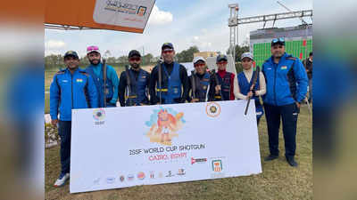 शॉटगन वर्ल्ड कप : भारतीय पुरुष स्कीट टीम ने जीता ब्रॉन्ज मेडल, कजाकिस्तान को दी मात