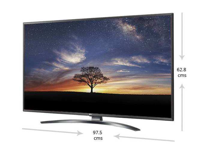 LG 109.22 cms (43 Inch) Ultra HD (4K) Smart LED TV 43UM7600: