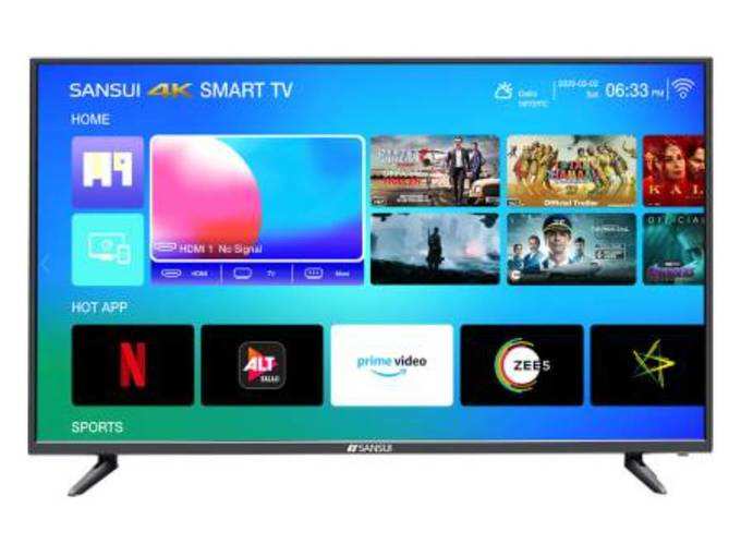 Sansui Pro View 109 cm (43 inch) Ultra HD (4K) LED Smart TV with Powered by dbx-tv Sound  (43UHDAOSP)