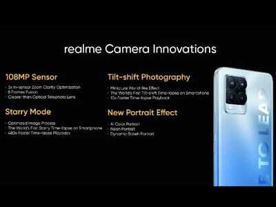 Realme 8 Pro के डिजाइन का खुलासा, इसमें होगा 108 मेगापिक्सल प्राइमरी कैमरा