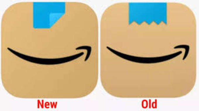 Amazon App Icon old and new