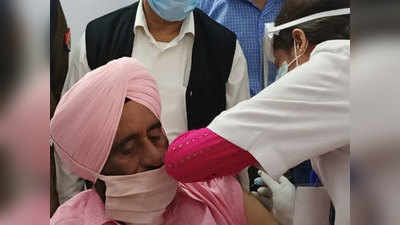 राज्यमंत्री बलदेव सिंह औलख ने कोरोना का टीका लगवाया, सभी से वैक्सीन लगवाने की अपील की