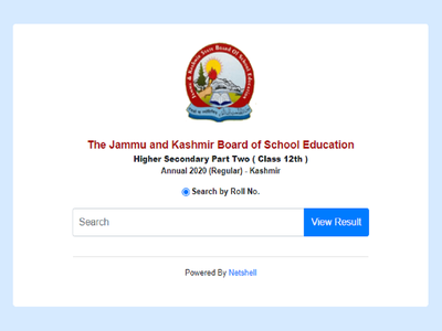 JKBOSE result: कश्मीर डिवीजन कक्षा 12वीं का रिजल्ट घोषित, करें चेक