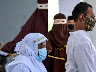 इंडोनेशिया: शरिया शासित प्रांत में बिना शादी शारीरिक संबंधों की सजा, चार जोड़ों को सरेआम पड़े 20 कोड़े