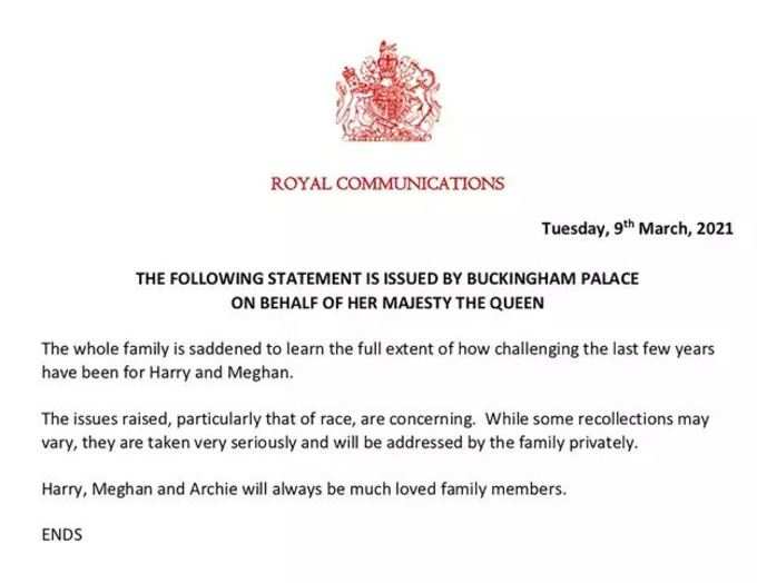 royal family letter
