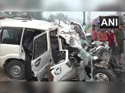Agra accident: आगरा के एत्मादपुर में दर्दनाक हादसा, कंटेनर ने मारी कार में टक्कर, 9 की मौत, तीन गंभीर