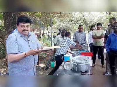 ఓయూలో దోశలు వేసిన బీజేపీ ఎమ్మెల్సీ అభ్యర్థి