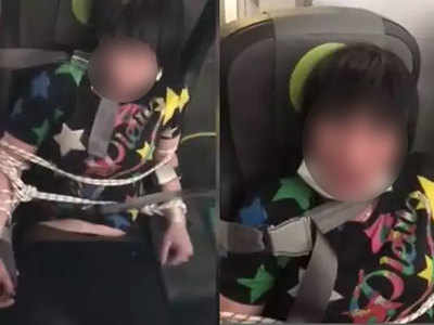 विमान प्रवासात महिलेला खुर्चीवर बांधून ठेवले, जाणून घ्या प्रकरण