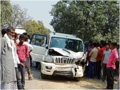 Sitapur News: स्कॉर्पियो-कार में आमने-सामने की टक्कर, बीजेपी विधायक के भांजे की मौत, 6 लोग घायल
