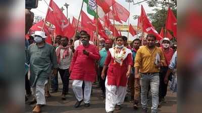 মনোনয়ন জমা দিলেন নন্দীগ্রামের বামপ্রার্থী মীনাক্ষী