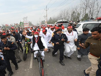 रामपुर पहुंचे अखिलेश बोले-  ममता बनर्जी की तरह मुझ पर मुरादाबाद में हुआ हमला, BJP को ठहराया जिम्मेदार