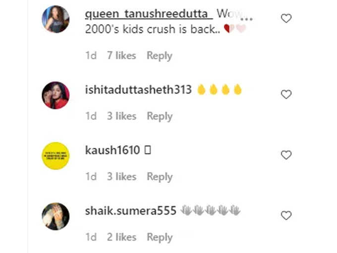 Fans Comment On Tanushree Dutta Post