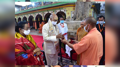 वाराणसी : राष्ट्रपति रामनाथ कोविंद गंगा आरती में हुए शामिल, बाबा विश्वनाथ का भी लिया आशीर्वाद