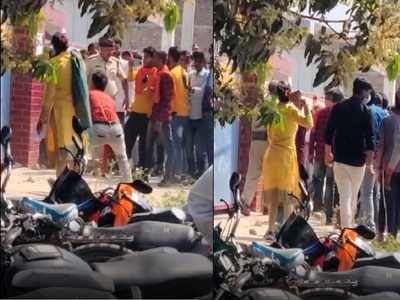 Bihar Police Exam: हाजीपुर में सिपाही भर्ती परीक्षा केंद्र पर परीक्षार्थियों ने किया हंगामा, फेंके पत्थर, हिरासत में दर्जन भर परीक्षार्थी