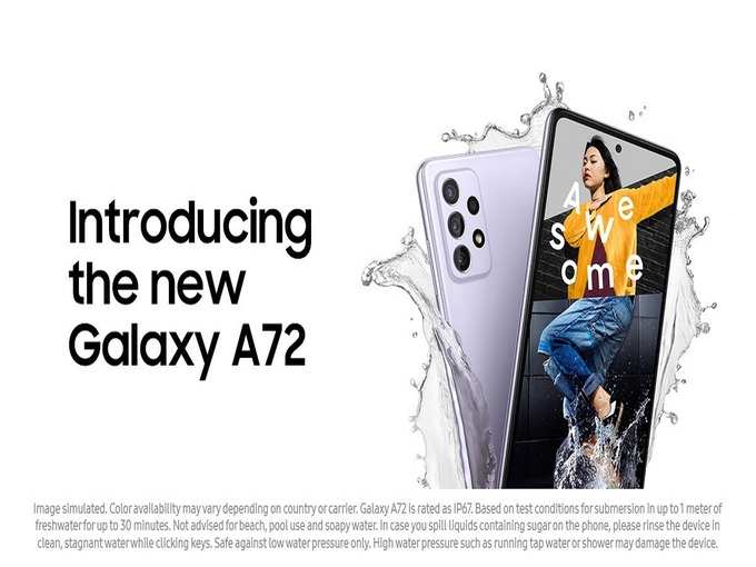 Samsung Galaxy A52 Samsung Galaxy A72 Launched Price 2