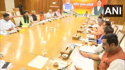 bjp meeting : भाजपच्या केंद्रीय निवड समितीची बैठक, PM मोदींसह दिग्गज नेते उपस्थित