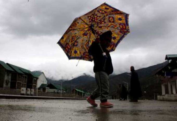 जम्मू कश्मीर में 24 मार्च तक भारी बारिश की संभावना