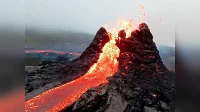 पाहा व्हिडिओ: आइसलँडमध्ये ८०० वर्षानंतर ज्वालामुखीचा स्फोट