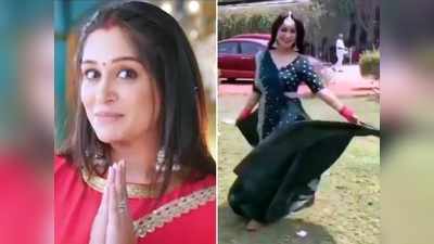 Sasural Simar Ka 2: सेट पर पहुंचते ही नाच उठीं सिमर दीपिका कक्‍कड़, वायरल हुआ वीडियो