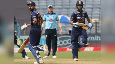 IND v ENG 1st ODI: क्रुणाल पंड्याचा पदार्पणाच्या सामन्यात धमाका; भारताचे इंग्लंडला ३१८  धावांचे टार्गेट