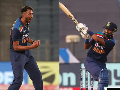 Prasidh Krishna And Krunal Pandya Shine: 14 ओवरों में बन गए थे 135 रन, फिर यूं प्रसिद्ध कृष्णा और शार्दुल ठाकुर ने पलट दिया मैच
