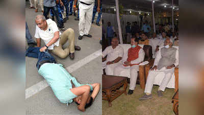 बिहार विधानसभा में अजब खेला, दिन में विपक्षी नेताओं की पिटाई और शाम में सत्तापक्ष का भोज