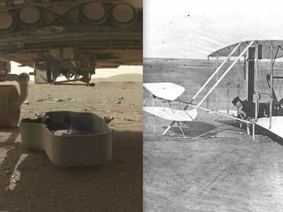 दुनिया के पहले प्लेन के हिस्से के साथ मंगल ग्रह पर उड़ान भरेगा NASA का Ingenuity हेलिकॉप्टर
