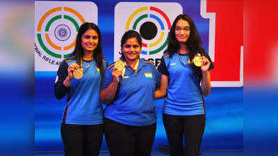 ISSF World Cup: पोलैंड पर भारी पड़ीं भारतीय महिलाएं, जीता 25 मीटर पिस्टल टीम का गोल्ड मेडल
