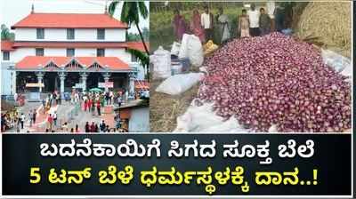 ಬದನೆಕಾಯಿಗೆ ಸಿಗದ ಸೂಕ್ತ ಬೆಲೆ-5 ಟನ್‌ ಬೆಳೆ ಧರ್ಮಸ್ಥಳಕ್ಕೆ ದಾನಮಾಡಿದ ರೈತ