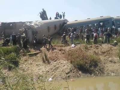 मिस्र में आमने-सामने टकराईं दो ट्रेनें, कम के कम 32 लोगों की मौत, सैकड़ों घायल