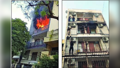 Delhi: आग की लपटों में घिरा था परिवार, जान पर खेलकर दमकलकर्मियों ने ऐसे बचाई तीन की जान