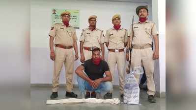 पकड़ा गया कुख्यात दस्यु मुकेश ठाकुर का एक और गुर्गा , पिस्टल, एक देशी कट्टा और 46 कारतूस भी बरामद