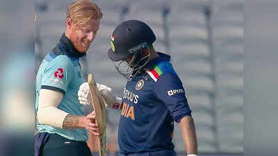 Shardul Thakur Cracking Six: शार्दुल ठाकुर का ऐसा करारा सिक्स, बैट चेक करने लगे बोलर बेन स्टोक्स