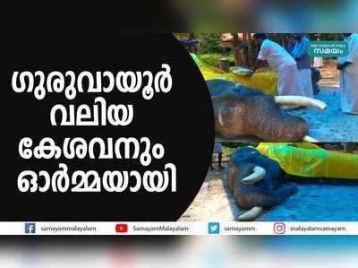 ഗുരുവായൂര്‍ വലിയ കേശവനും ഓർമ്മയായി