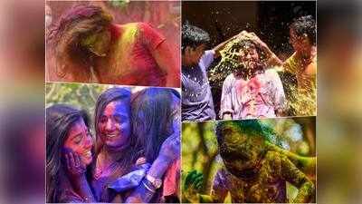 Holi 2021 Pics: कहीं सन्नाटा, तो कहीं कपड़ा फाड़... होली तो इन्होंने मनाई, देखिए सबसे रंगीन तस्वीरें