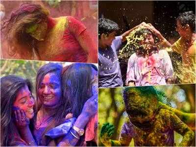 Holi 2021 Pics: कहीं सन्नाटा, तो कहीं कपड़ा फाड़... होली तो इन्होंने मनाई, देखिए सबसे रंगीन तस्वीरें
