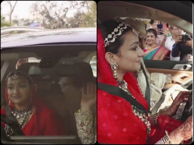 Bride drives Car In Vidai: ऐसी विदाई आपने देखी क्या! परिवार वालों से मुस्कराते हुए, खुद गाड़ी ड्राइव कर ससुराल पहुंची दुल्हन, समाज को दिया संदेश