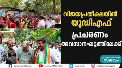 വിജയപ്രതീക്ഷയിൽ യുഡിഎഫ് പ്രചരണം അവസാനഘട്ടത്തിലേക്ക്