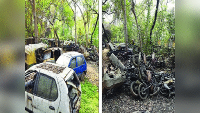 Noida news: 15 साल से ज्यादा पुरानी गाड़ियों पर रोक, नोएडा में मर्सेडीज भी कबाड़ बनकर खा रही धूल