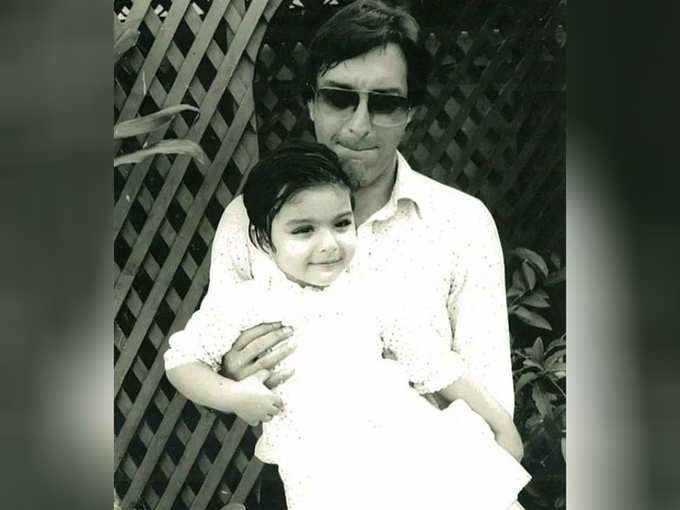 बेटी के साथ मंसूर अली खान