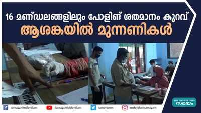 16 മണ്ഡലങ്ങളിലും പോളിങ് ശതമാനം കുറവ്; ആശങ്കയിൽ മുന്നണികൾ 