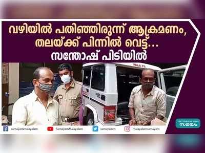 വഴിയില്‍ പതിഞ്ഞിരുന്ന് ആക്രമണം, തലയ്ക്ക് പിന്നില്‍ വെട്ട്... സന്തോഷ് പിടിയില്‍