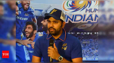 IPL 2021 : मुंबई इंडियन्सच्या पहिल्याच सामन्यापूर्वी रोहित शर्माने संघाबाबत केलं मोठं वक्तव्य, व्हिडीओ व्हायरल