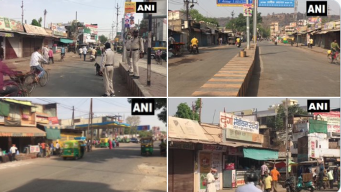 मध्य प्रदेश के सभी शहरी इलाकों में वीकेंड लॉकडाउन लागू है। लॉकडाउन के दौरान जरूरी सेवाओं की दुकानें खुली हैं। (तस्वीरें ग्वालियर से)