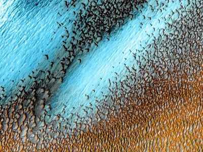 Blue Dunes on Mars: नासा ने जारी की मंगल ग्रह के खूबसूरत नीले टीलों की तस्वीर, आप भी देखिए