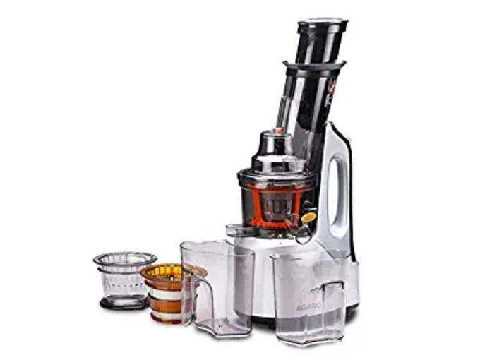 AGARO - 33293 Imperial 240-Watt Slow Juicer with Cold Press Technology (Grey/Black)